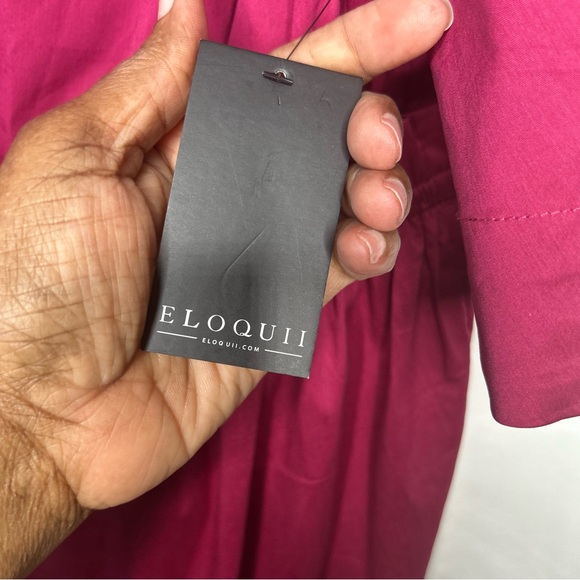 NWT Eloquii Cold Shoulder with Tie on Shoulder Dress iSize 16. - Picture 5 of 14